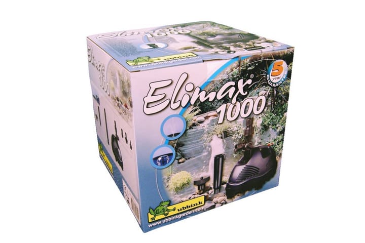 Ubbink Suihkulähteen pumppu Elimax 1000 1351301 - Musta - Piha & ulkoaltaat - Piha-alue - Pumput ja kastelu - Suihkulähdepumppu