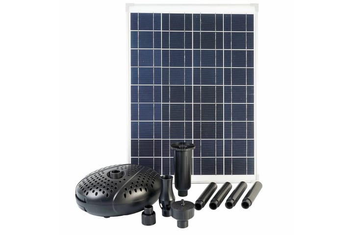 Ubbink SolarMax 2500 -setti aurinkopaneelilla ja pumpulla - Musta - Piha & ulkoaltaat - Piha-alue - Puutarhakoristeet & pihatarvikkeet - Lampi & suihkulähde