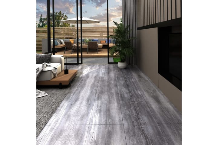 Itsekiinnittyvä PVC lattialankku 5,21 m² 2 mm - Harmaa - Piha & ulkoaltaat - Piha-alue - Puutarhakoristeet & pihatarvikkeet - Terassilaatat