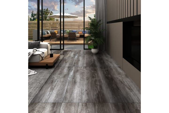Itsekiinnittyvä PVC lattialankku 5,21 m² 2 mm raidat puu - Ruskea - Piha & ulkoaltaat - Piha-alue - Puutarhakoristeet & pihatarvikkeet - Terassilaatat
