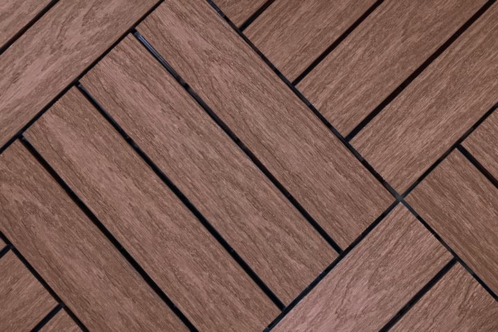 Lattialaatat Woodlon Ruskea P: 300 L: 300 K: 22,2 mm - Ruskea - Talo & remontointi - Rakentaminen - Lattiat & seinät & katot - Lattia