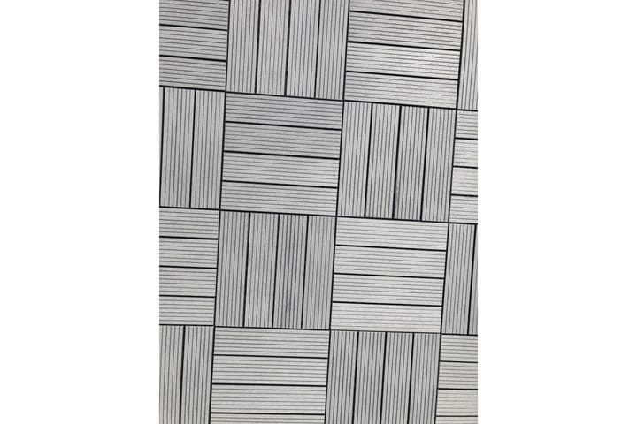 PLUS Puuralli 30×30 cm (4 pak - 0,36 m²) - Puutarhakalusteet - Parveke - Parvekkeen lattia - Ritilä parvekkeelle