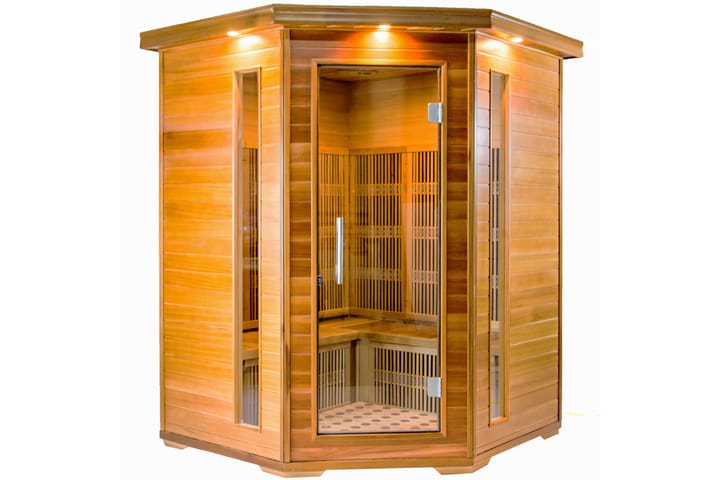 Infrapunasauna  - Kokonaiskorkeus 210 cm Seetriä - Piha & ulkoaltaat - Uima-allas, poreallas & sauna - Sauna - Saunahuone