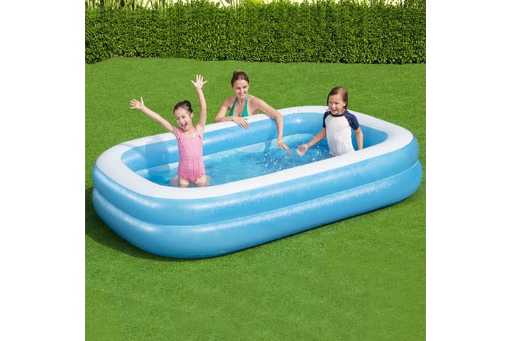 Bestway Family Täytettävä uima-allas suorakulma 262x175x51cm - Piha & ulkoaltaat - Uima-allas, poreallas & sauna - Uima-allas - Ilmatäytteinen uima-allas & muoviallas