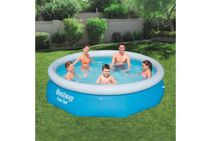 Bestway Fast Set täytettävä uima-allas pyöreä 305x76 cm - Piha & ulkoaltaat - Uima-allas, poreallas & sauna - Uima-allas - Ilmatäytteinen uima-allas & muoviallas
