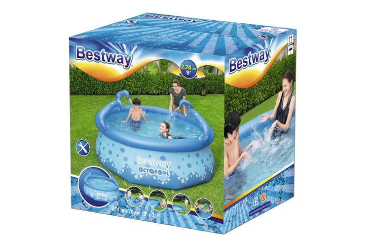 Bestway Easy Set -uima-allas OctoPool 274x76 cm - Piha & ulkoaltaat - Uima-allas, poreallas & sauna - Uima-allas - Maanpinta-allas