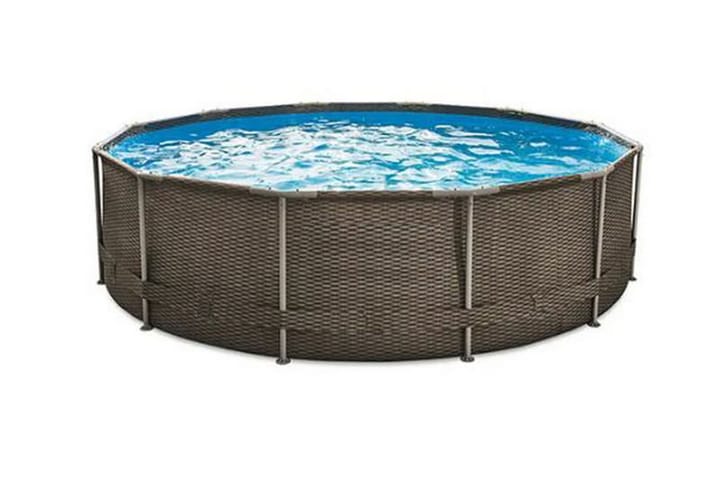 OUTTECH Premium FRAME Pool PVC/Teräs 488x122 cm Pyöreä