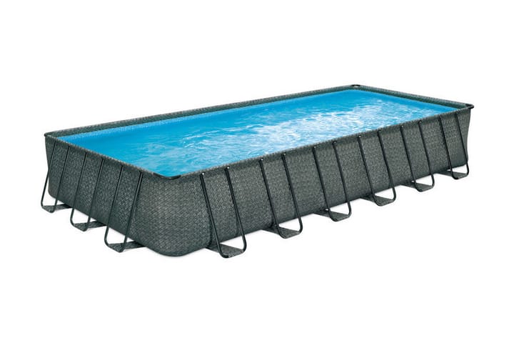 OUTTECH Premium FRAME Pool PVC/Teräs 732x366x132 Suorakaide - Piha & ulkoaltaat - Uima-allas, poreallas & sauna - Uima-allastarvikkeet & poreallastarvikkeet - Uima-allaslelut