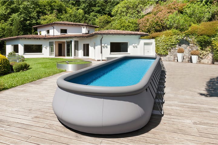 OUTTECH Premium Pool Teräs/PVC 1220x366x122 cm Soikea - Piha & ulkoaltaat - Uima-allas, poreallas & sauna - Uima-allas - Maanpinta-allas