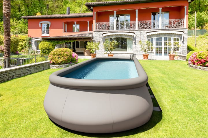 OUTTECH Premium Pool Teräs/PVC 1220x366x122 cm Soikea - Piha & ulkoaltaat - Uima-allas, poreallas & sauna - Uima-allas - Maanpinta-allas