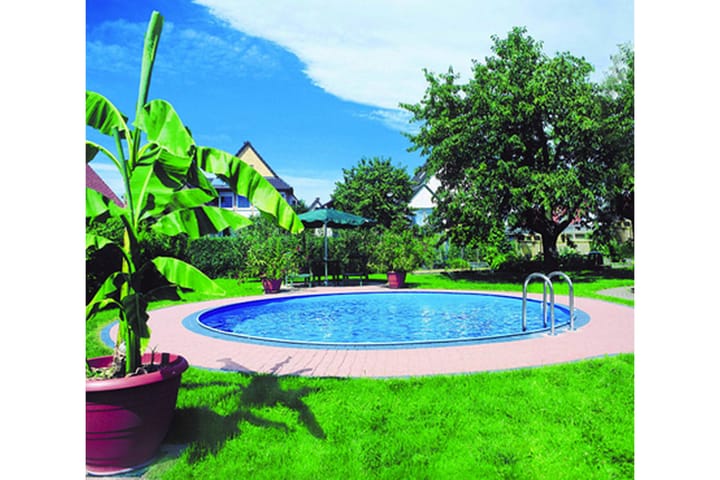 Terässeinäallas Premium Pyöreä 4,2x1,2m Upotettava - Planet Pool - Piha & ulkoaltaat - Uima-allas, poreallas & sauna - Uima-allas - Maanpinta-allas