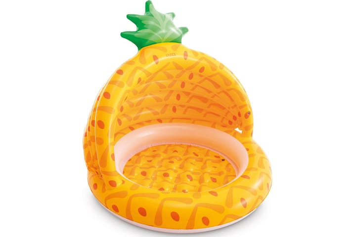 Intex Pineapple Baby Pool 102x94 cm - Oranssi - Piha & ulkoaltaat - Uima-allas, poreallas & sauna - Uima-allastarvikkeet & poreallastarvikkeet - Uima-allaslelut