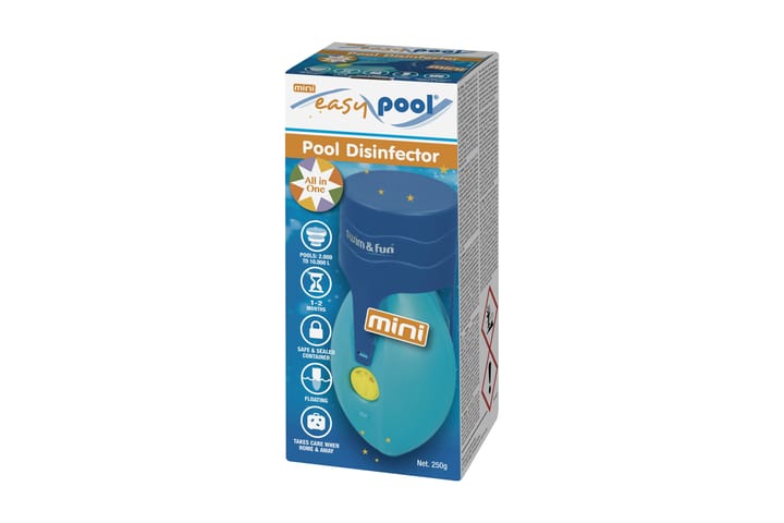 Easypool Mini uima-altaille 2000-10 000 litraa - Piha & ulkoaltaat - Uima-allas, poreallas & sauna - Uima-altaan & porealtaan puhdistus - Allaskemikaalit & klooritabletit