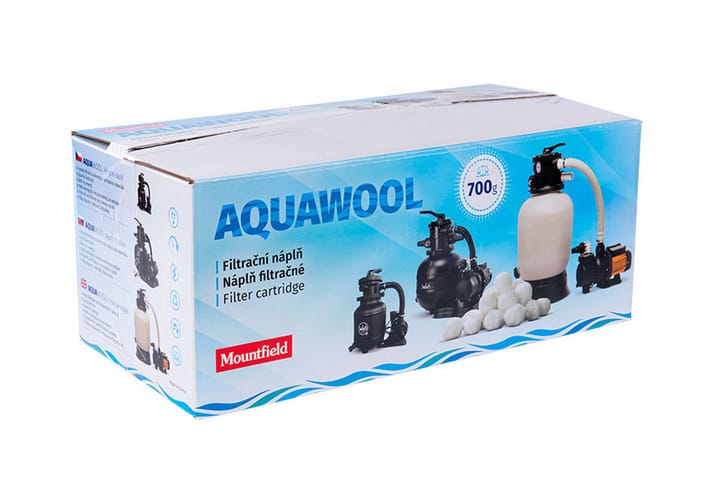 Aqua Wool Hiekkasuodattimeen 450 g - Azuro - Piha & ulkoaltaat - Uima-allas, poreallas & sauna - Uima-altaan & porealtaan puhdistus - Hiekkasuodattimet