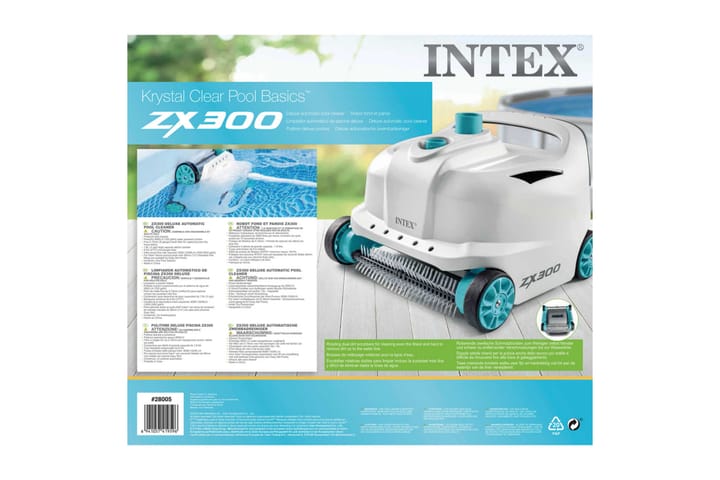 Intex ZX300 Deluxe automaattinen uima-altaan puhdistaja - Harmaa - Piha & ulkoaltaat - Uima-allas, poreallas & sauna - Uima-altaan & porealtaan puhdistus - Uima-allasimurit