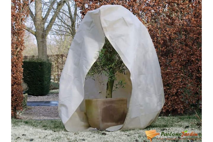 Nature Fleece talvipeite vetoketjulla 70 g/m² beige 2x2,5 m - Beige - Piha & ulkoaltaat - Viljely & puutarhanhoito - Kasvatus - Istutus & esikasvatus - Marjapensasverkko