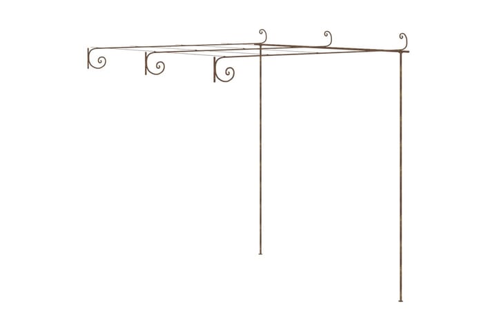 Puutarhan ruusukaari antiikkiruskea 3x3x2,5 m rauta - Piha & ulkoaltaat - Piha-alue - Puutarhakoristeet & pihatarvikkeet - Hyttysverkko