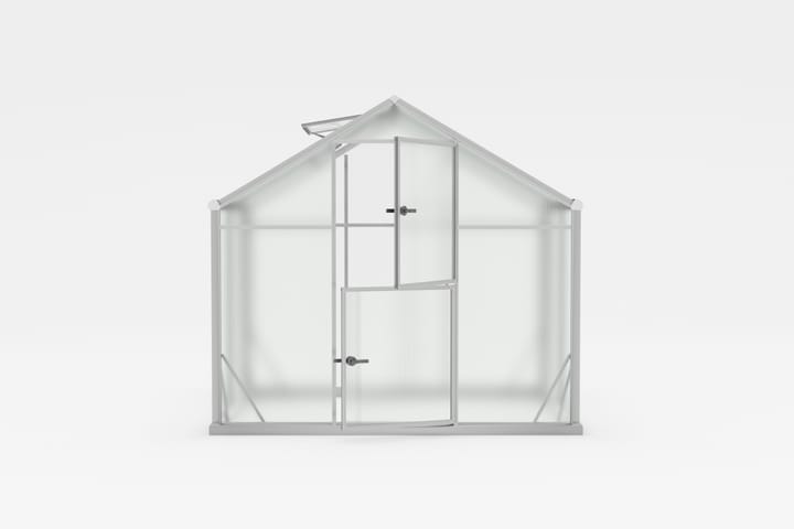 Kasvihuone Sanus Harmaa Alumiini 14,1 m² - Gampre - Piha & ulkoaltaat - Viljely & puutarhanhoito - Kasvihuone