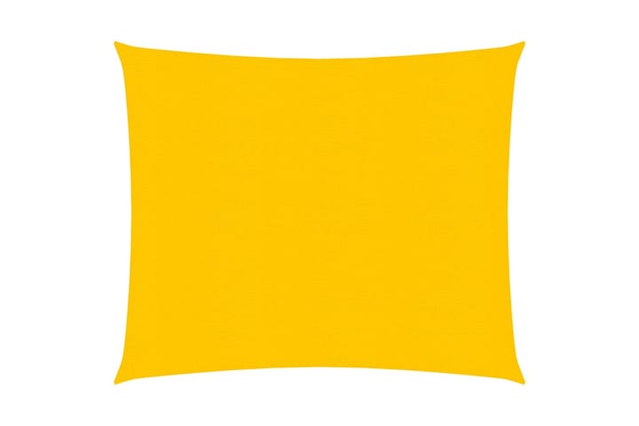 Aurinkopurje 160 g/m² keltainen 2,5x2,5 m HDPE - Puutarhakalusteet - Aurinkosuoja - Aurinkopurje