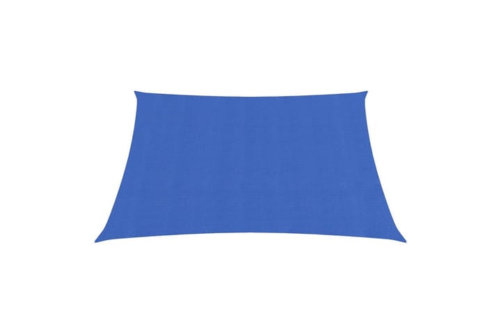 Aurinkopurje 160 g/m² sininen 2x2,5 m HDPE - Sininen - Puutarhakalusteet - Aurinkosuojat - Aurinkopurjeet