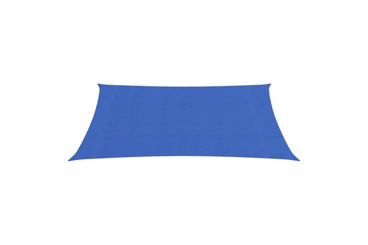 Aurinkopurje 160 g/m² sininen 2x3,5 m HDPE - Sininen - Puutarhakalusteet - Aurinkosuoja - Aurinkopurje