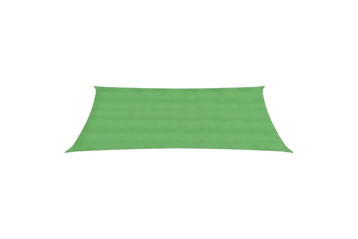 Aurinkopurje 160 g/m² vaaleanvihreä 2x4,5 m HDPE - Vihreä - Puutarhakalusteet - Aurinkosuojat - Aurinkopurjeet