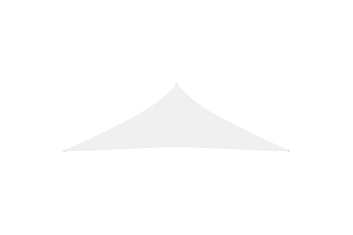 Aurinkopurje Oxford-kangas kolmio 3,5x3,5x4,9 m valkoinen - Valkoinen - Puutarhakalusteet - Aurinkosuoja - Aurinkopurje
