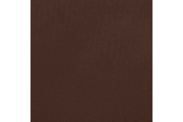 Aurinkopurje Oxford-kangas kolmio 3,6x3,6x3,6 m ruskea - Ruskea - Puutarhakalusteet - Aurinkosuojat - Aurinkopurjeet