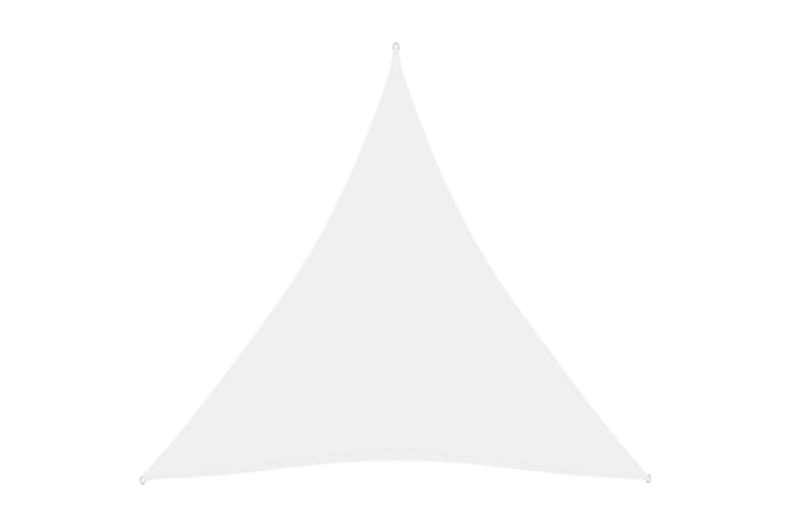 Aurinkopurje Oxford-kangas kolmio 4,5x4,5x4,5 m valkoinen - Valkoinen - Puutarhakalusteet - Aurinkosuoja - Aurinkopurje