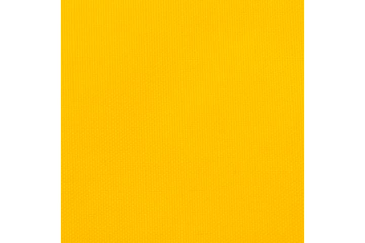 Aurinkopurje Oxford-kangas kolmio 4x5x5 m keltainen - Keltainen - Puutarhakalusteet - Aurinkosuoja - Aurinkopurje