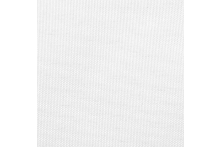Aurinkopurje Oxford-kangas kolmio 4x5x5 m valkoinen - Valkoinen - Puutarhakalusteet - Aurinkosuoja - Aurinkopurje