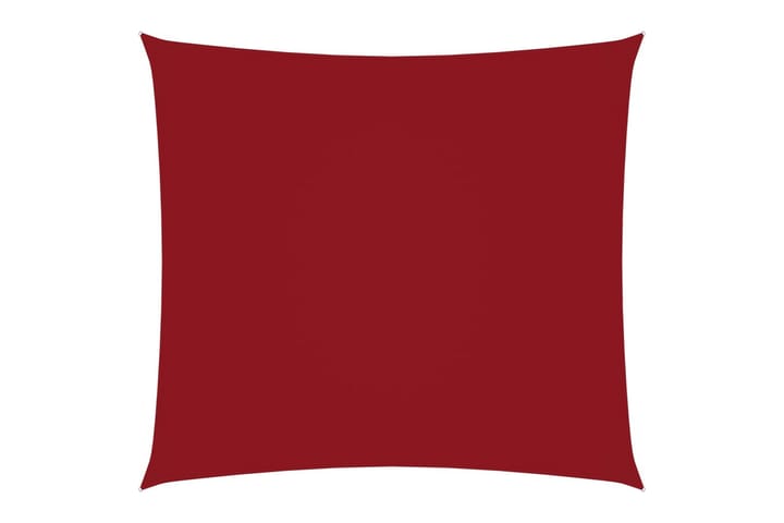 Aurinkopurje Oxford-kangas neliö 3,6x3,6 m punainen - Punainen - Puutarhakalusteet - Aurinkosuojat - Aurinkopurjeet