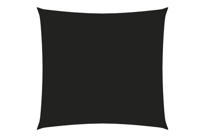 Aurinkopurje Oxford-kangas neliönmuotoinen 4x4 m musta - Puutarhakalusteet - Aurinkosuojat - Aurinkopurjeet