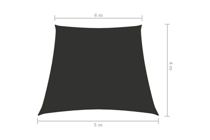 Aurinkopurje Oxford-kangas puolisuunnikas 4/5x4 m - Puutarhakalusteet - Aurinkosuoja - Aurinkopurje