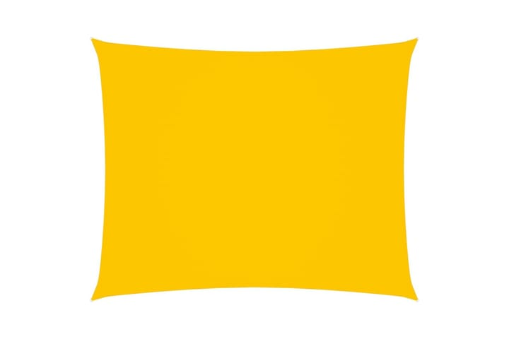 Aurinkopurje Oxford-kangas suorakaide 2,5x4 m keltainen - Keltainen - Puutarhakalusteet - Aurinkosuojat - Aurinkopurjeet