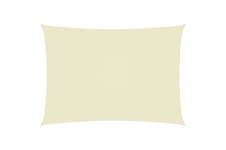 Aurinkopurje Oxford-kangas suorakaide 2,5x4,5 m kerma - Puutarhakalusteet - Aurinkosuojat - Aurinkopurjeet
