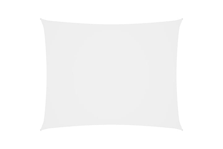 Aurinkopurje Oxford-kangas suorakaide 2,5x4,5 m valkoinen - Valkoinen - Puutarhakalusteet - Aurinkosuojat - Aurinkopurjeet