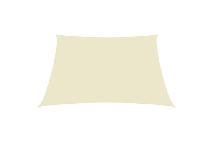 Aurinkopurje Oxford-kangas suorakaide 3,5x4,5 m kerma - Puutarhakalusteet - Aurinkosuojat - Aurinkopurjeet