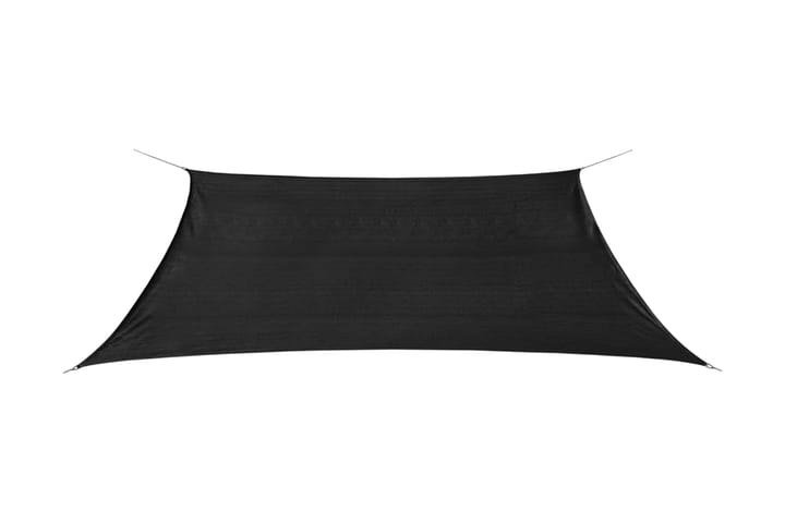 Aurinkovarjo Purje HDPE Suorakaide 2x4 m Antrasiitti - Antrasiitti - Puutarhakalusteet - Aurinkosuoja - Aurinkopurje