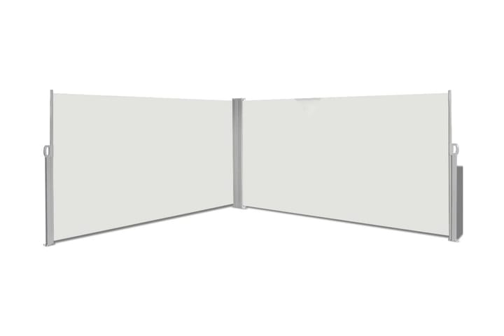 Sisäänvedettävä Sivumarkiisi 160x600 cm Kerma - Kerma - Puutarhakalusteet - Aurinkosuoja - Aurinkopurje