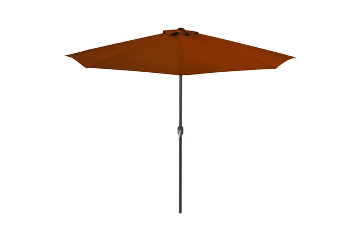Aurinkovarjo alumiinitanko terrakotta 300x150x253 cm - Puutarhakalusteet - Aurinkosuoja - Aurinkovarjo - Parvekevarjo