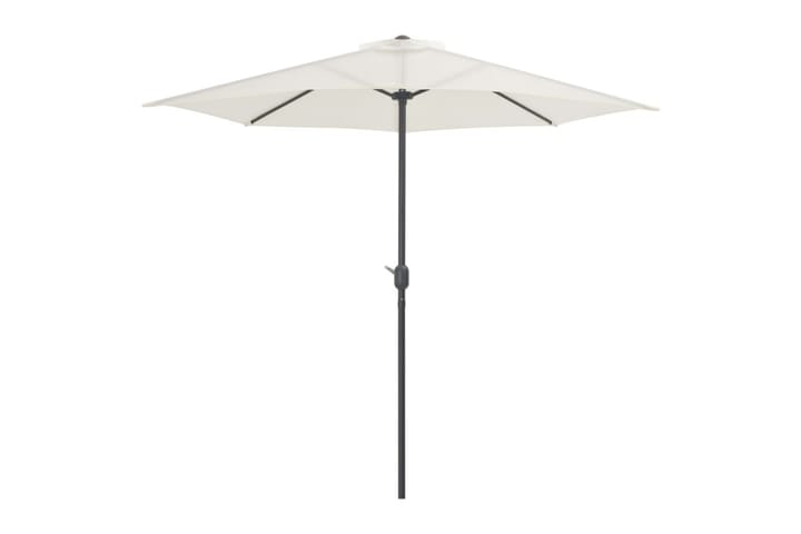 Aurinkovarjo ulkotiloihin alumiinitanko 270x135 cm hiekka - Beige - Puutarhakalusteet - Aurinkosuojat - Aurinkovarjot