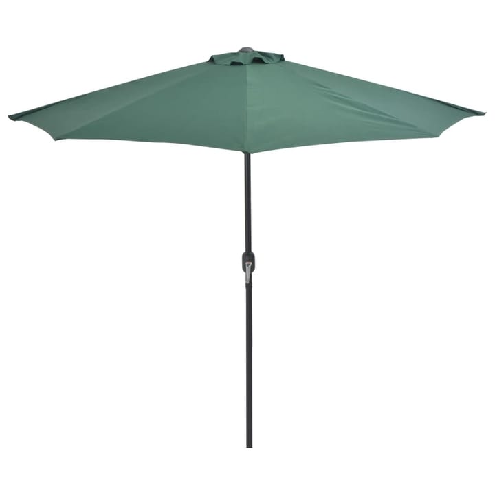 Aurinkovarjo ulkotiloihin alumiinitanko 270x135 cm vihreä - Vihreä - Puutarhakalusteet - Aurinkosuojat - Aurinkovarjot - Parvekevarjo