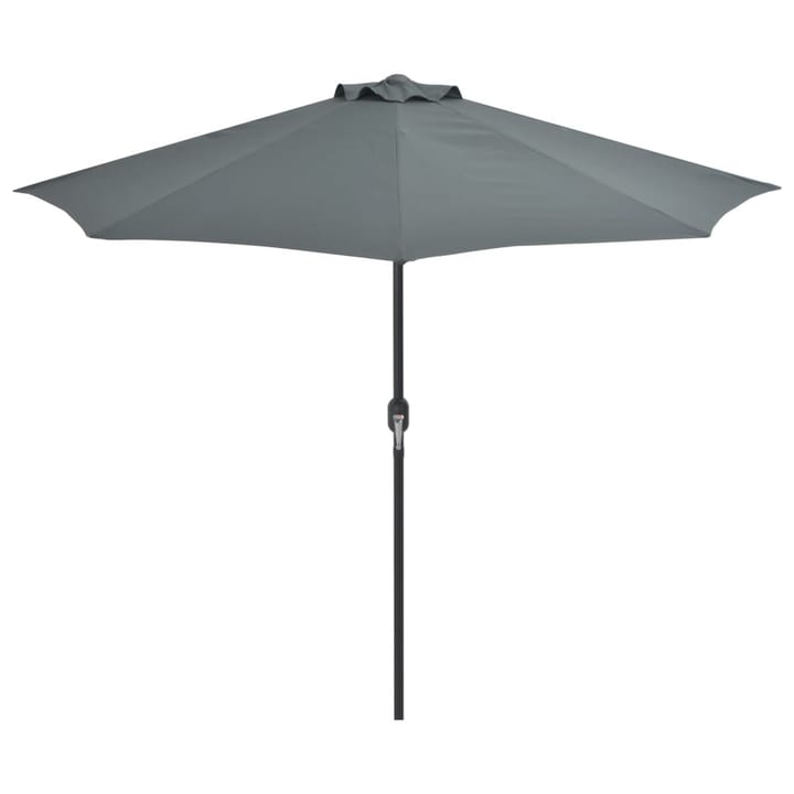 Aurinkovarjo ulkotiloihin alumiinitanko 270x135cm - Antrasiitti - Puutarhakalusteet - Aurinkosuojat - Aurinkovarjot - Parvekevarjo