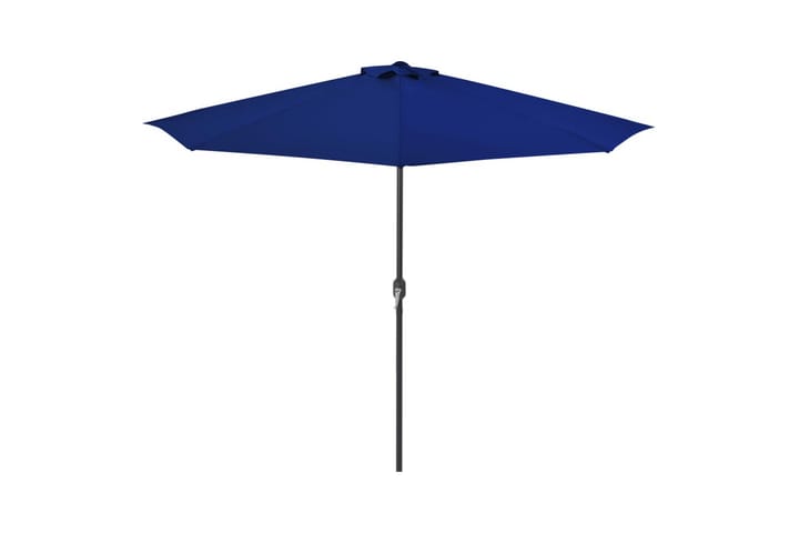 Aurinkovarjo ulkotiloihin alumiinitanko 300x150x253 cm - Sininen - Puutarhakalusteet - Aurinkosuojat - Aurinkovarjot - Parvekevarjo