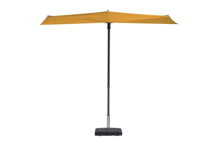 Madison Parvekkeen päivänvarjo Sun Wave 270x150 cm - Keltainen - Puutarhakalusteet - Aurinkosuoja - Aurinkovarjo - Parvekevarjo