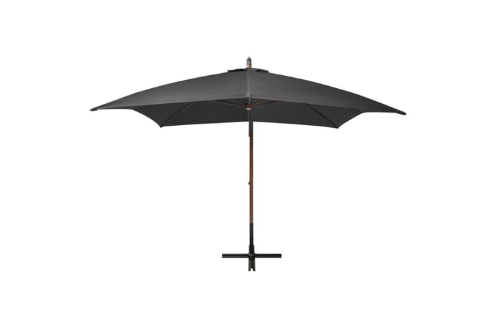 Riippuva päivänvarjo tangolla antrasiitti 3x3 m täysi kuusi - Puutarhakalusteet - Aurinkosuoja - Aurinkovarjo - Riippuva aurinkovarjo
