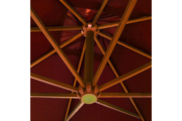 Riippuva päivänvarjo tangolla terrakotta 3x3 m täysi kuusi - Puutarhakalusteet - Aurinkosuojat - Aurinkovarjo - Riippuva aurinkovarjo