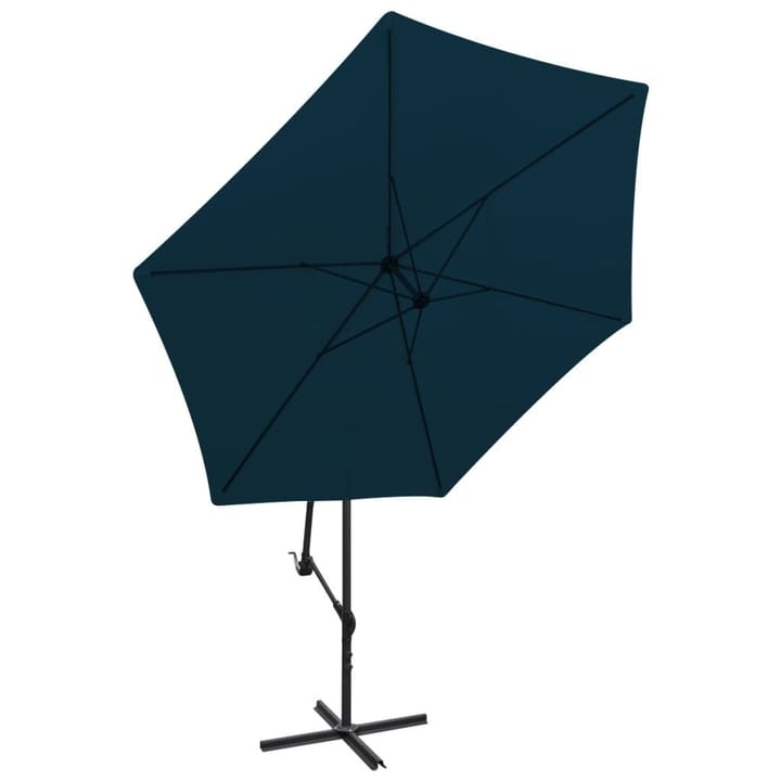 Ulokepalkki Päivänvarjo 3 m Sininen - Sininen - Puutarhakalusteet - Aurinkosuoja - Aurinkovarjo