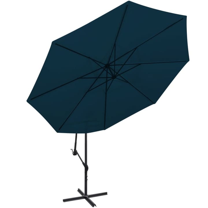 Ulokepalkki Päivänvarjo 3,5 m Sininen - Sininen - Puutarhakalusteet - Aurinkosuojat - Aurinkovarjo - Riippuva aurinkovarjo